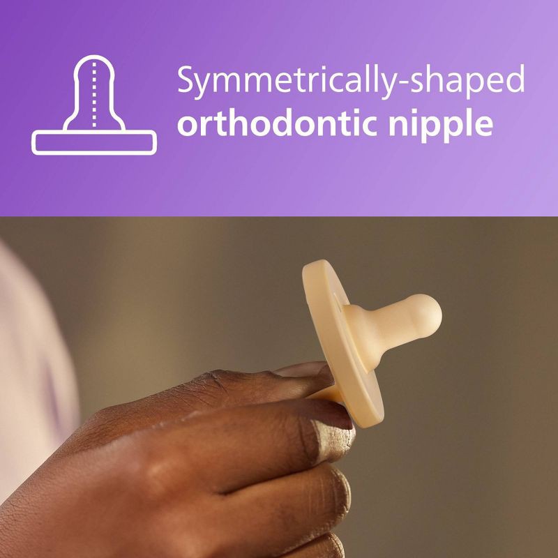 slide 4 of 8, Philips Avent Soothie 0-3m - Beige/Pastel Green - 2pk, 2 ct