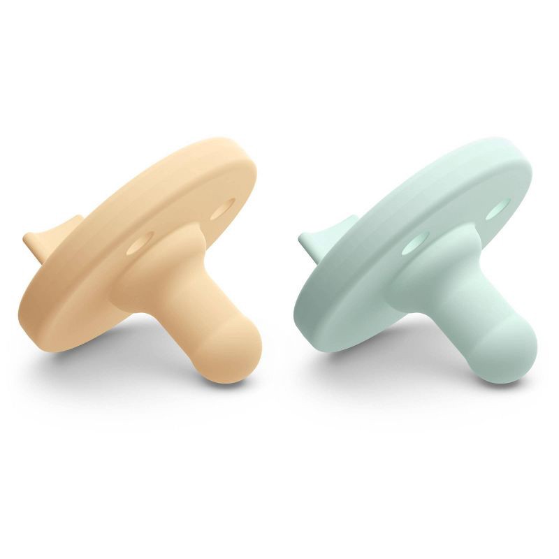 slide 1 of 8, Philips Avent Soothie 0-3m - Beige/Pastel Green - 2pk, 2 ct