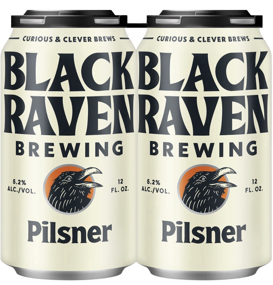 slide 2 of 2, Black Raven Brewing Pilsner, 6 ct; 12 fl oz