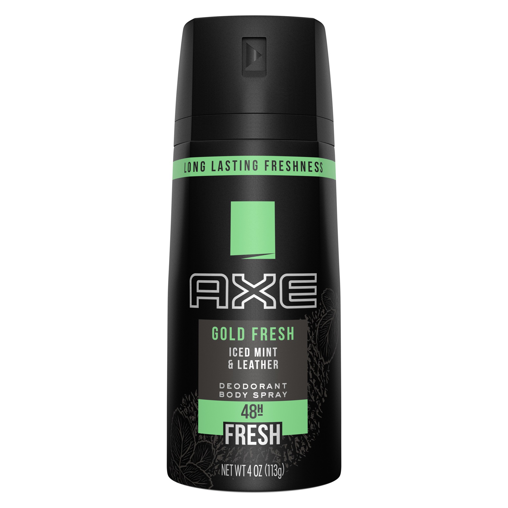 slide 1 of 9, Axe Leather Body Spray Fresh Mint, 4 oz