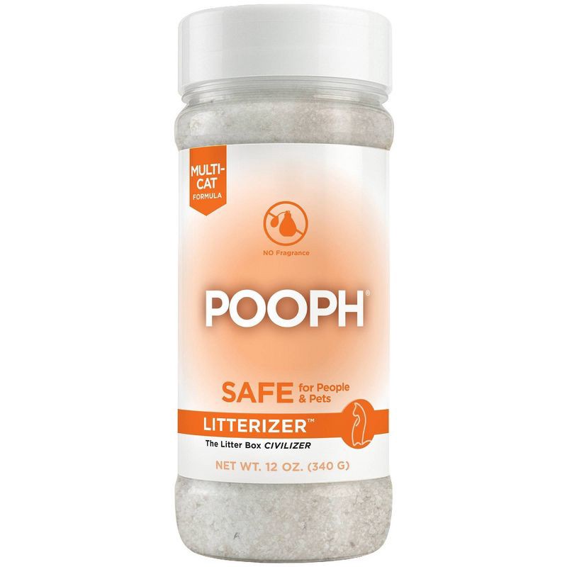 slide 1 of 11, Pooph Cat Litterizer - 12oz: Unscented, All Ages, Pet Waste Accessory, 12 oz