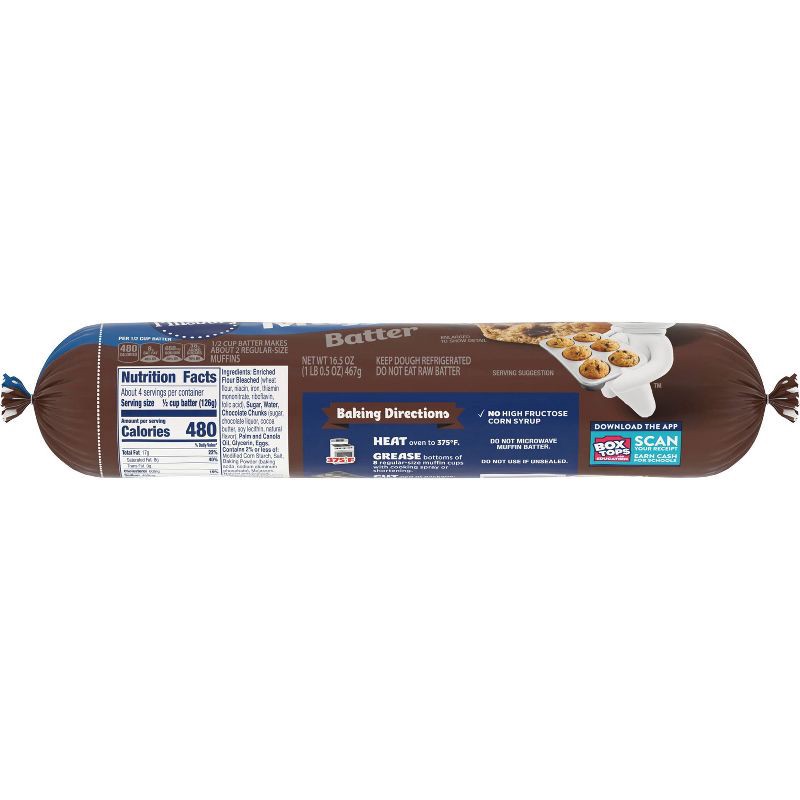 slide 6 of 6, Pillsbury Chocolate Chunk Muffin Batter - 16.5oz, 16.5 oz