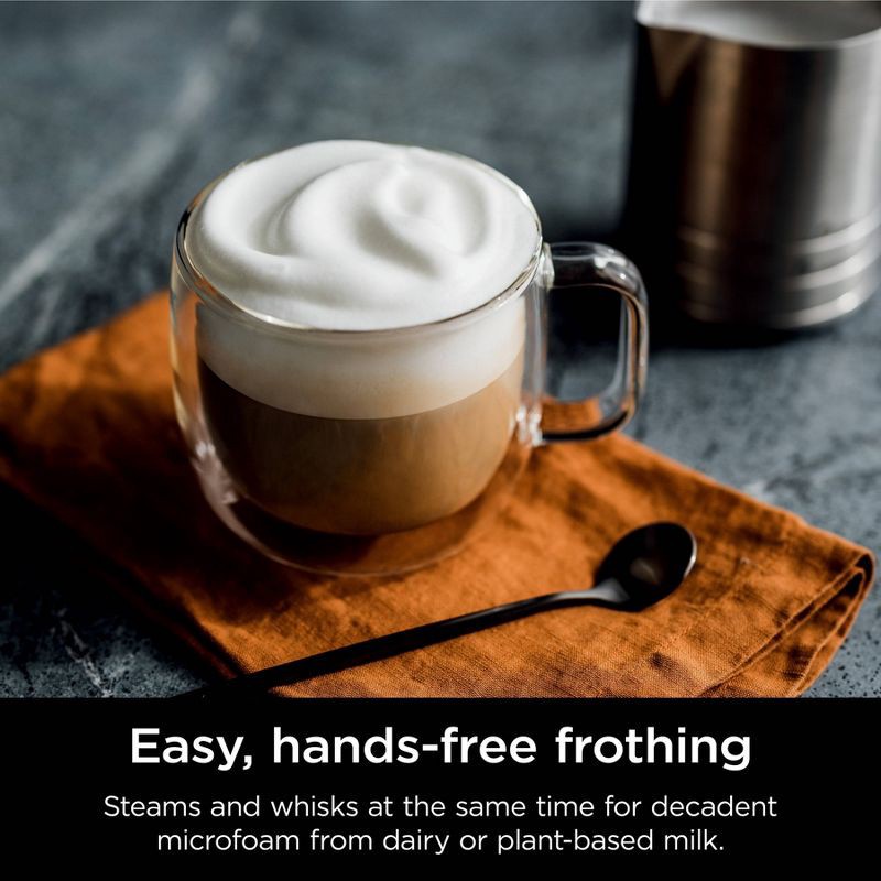 slide 8 of 13, Ninja Luxe Café Premier Series 3-in-1 Espresso, Coffee and Cold Brew Machine ES601: Barista System, Frother, Stainless Steel, 1 ct