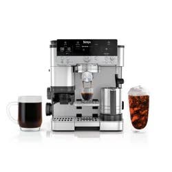 Ninja Luxe Café Premier Series 3-in-1 Espresso, Coffee and Cold Brew Machine Stainless Steel: Barista System, Frother