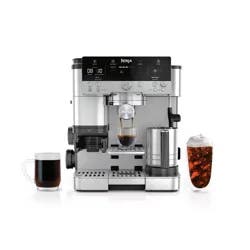 Ninja Luxe Café Premier Series 3-in-1 Espresso, Coffee and Cold Brew Machine Stainless Steel: Barista System, Frother