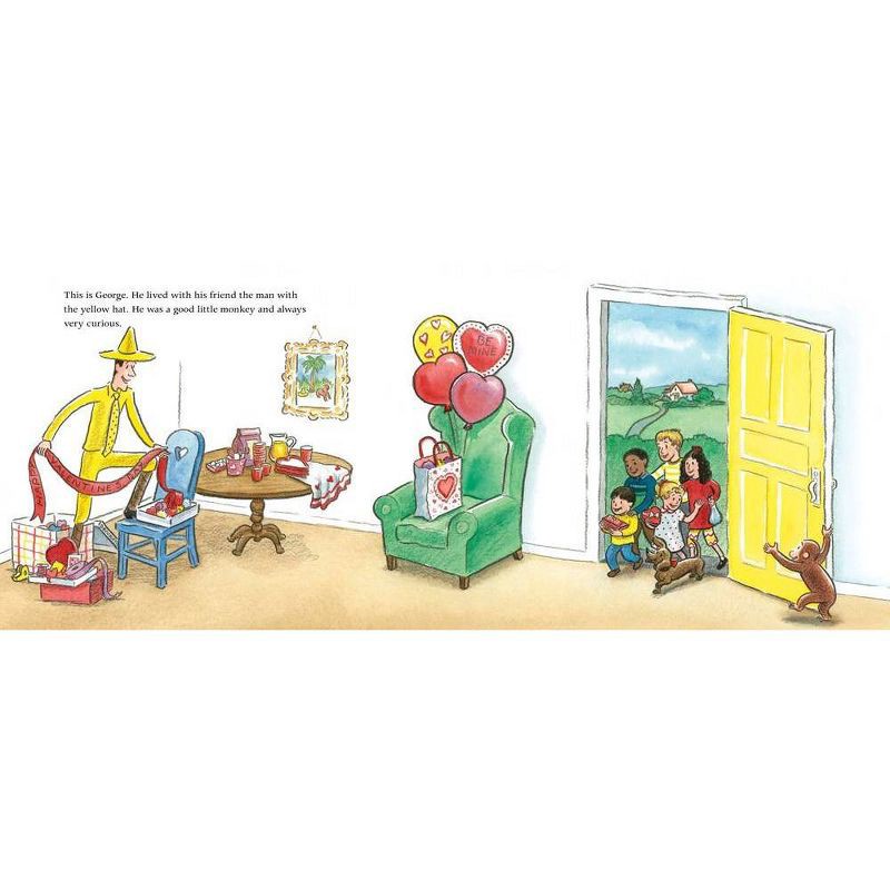 slide 4 of 5, Harper Collins Happy Valentine's Day, Curious George! - by H A Rey (Hardcover), 1 ct