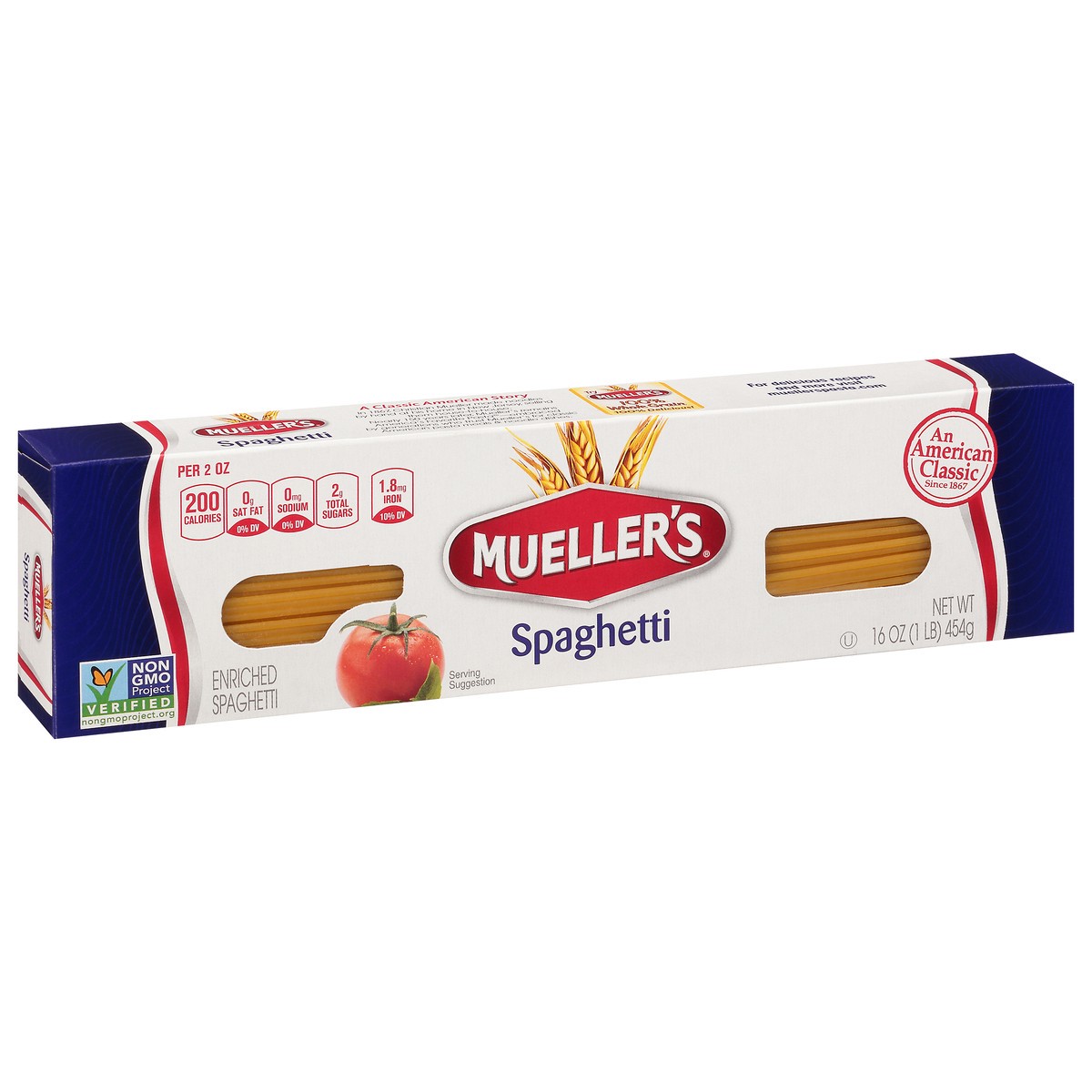 slide 6 of 14, Mueller's Spaghetti 16 oz, 16 oz