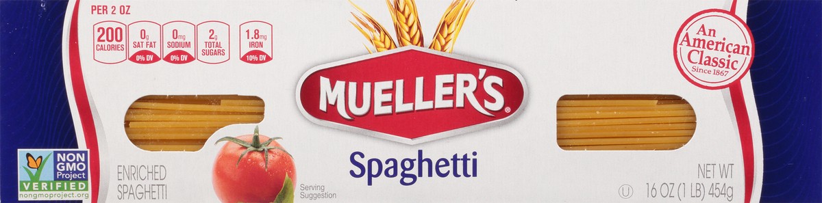 slide 1 of 14, Mueller's Spaghetti 16 oz, 16 oz