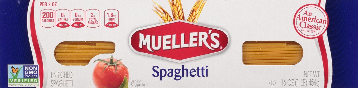 slide 11 of 14, Mueller's Spaghetti 16 oz, 16 oz