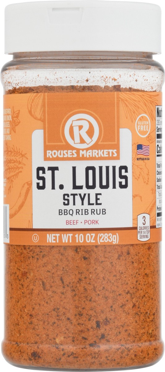 slide 9 of 9, Rouses Markets Rouse St.Louis BBQ Ribrub, 10 oz