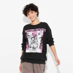 The Nightmare Before Christmas Women's Nightmare Before Christmas I'll Be Your Nightmare Graphic Sweatshirt - Black XL