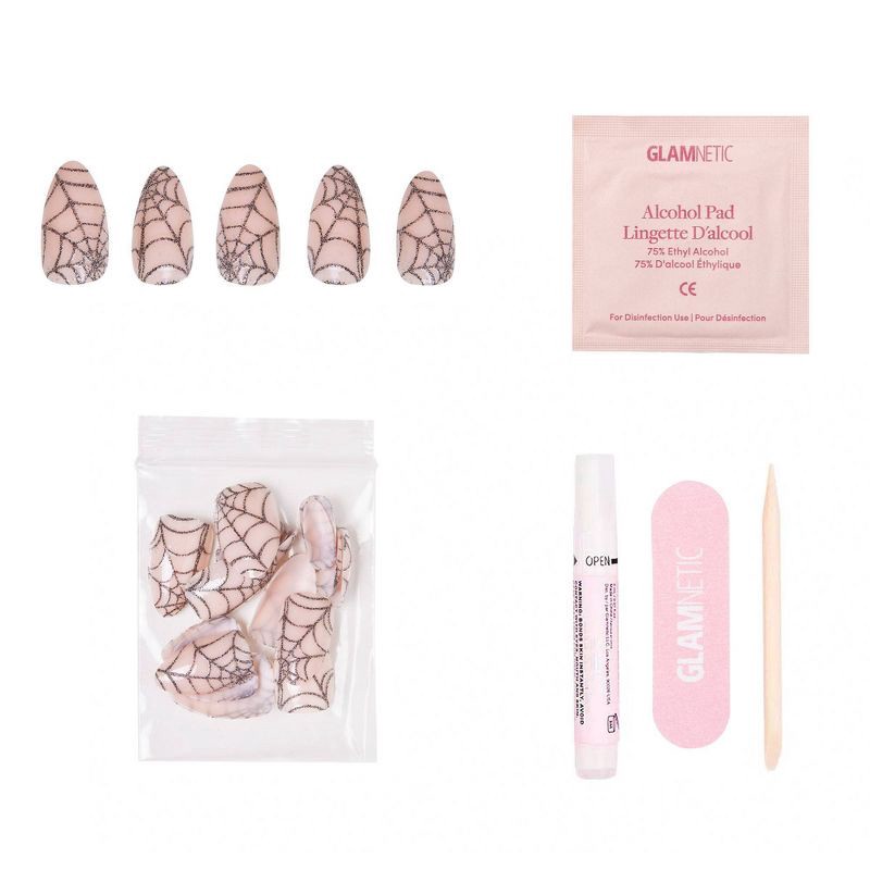 slide 2 of 6, Glamnetic Lady Web Press-On Nails - 30ct - Ulta Beauty, 30 ct
