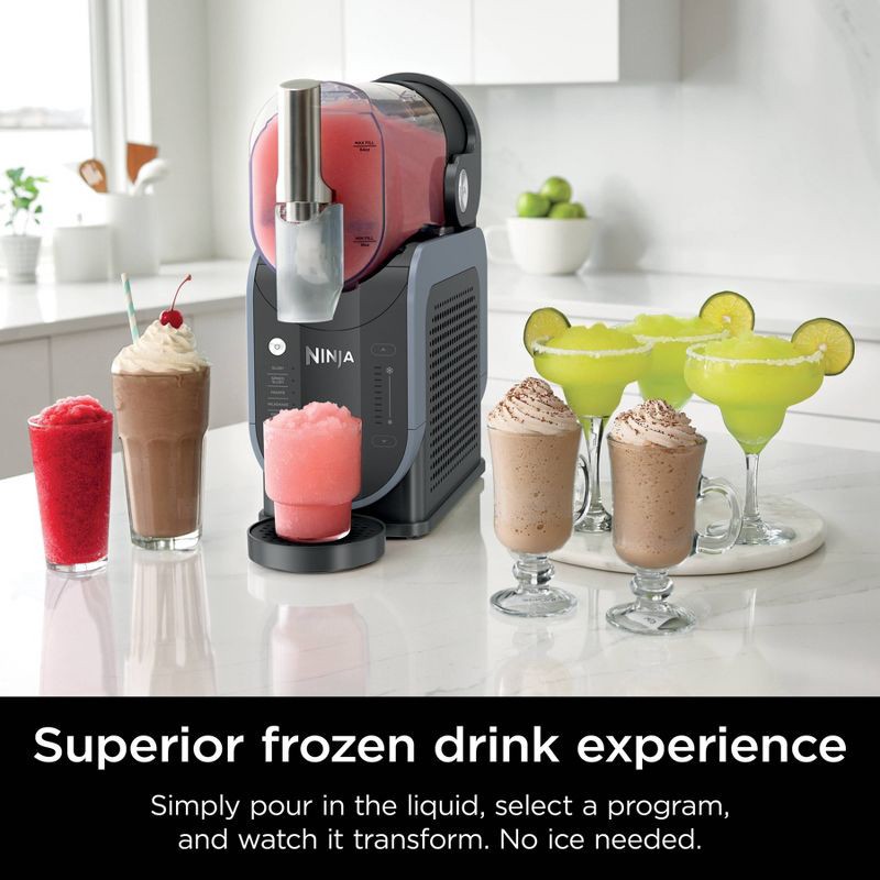 slide 2 of 10, Ninja Slushi 5-in-1 Professional Frozen Drink Maker with 5 Preset Programs, 88oz FS301, 88 oz