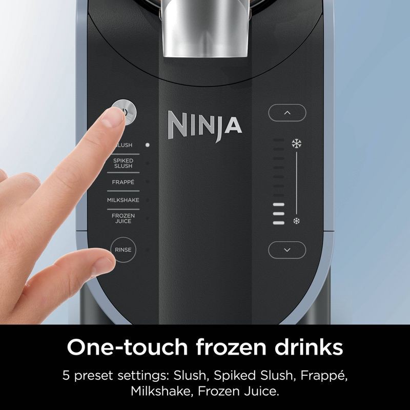 slide 5 of 10, Ninja Slushi 5-in-1 Professional Frozen Drink Maker with 5 Preset Programs, 88oz FS301, 88 oz