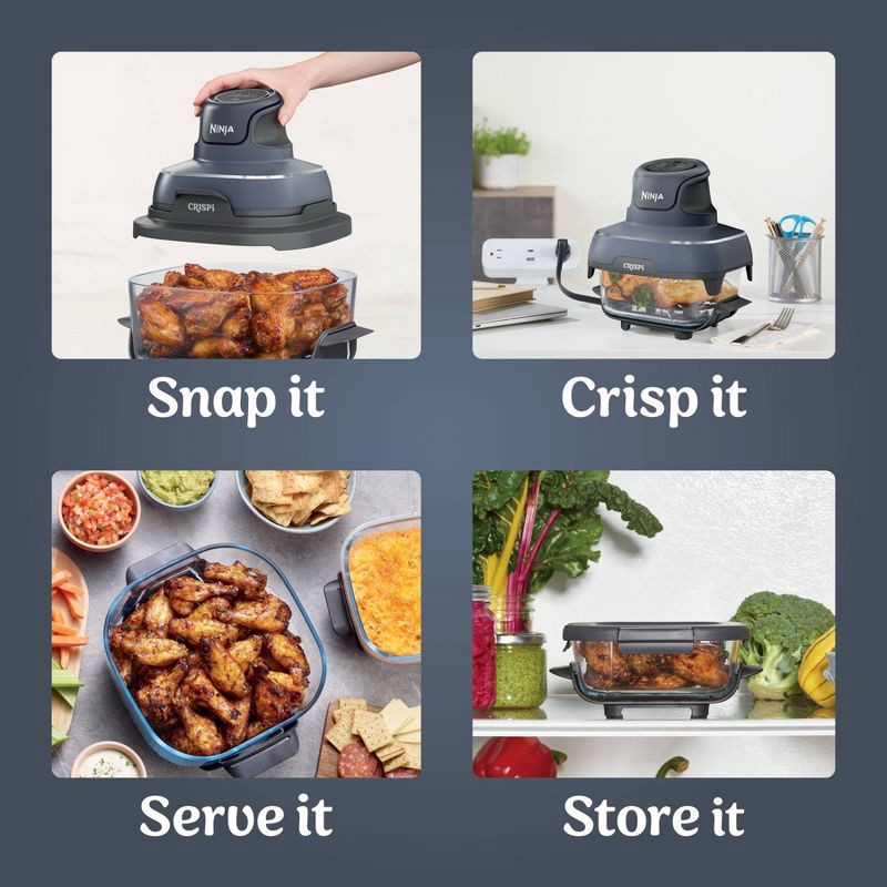 slide 7 of 17, Ninja Crispi Portable Cooking System - FN101GY, 1 ct