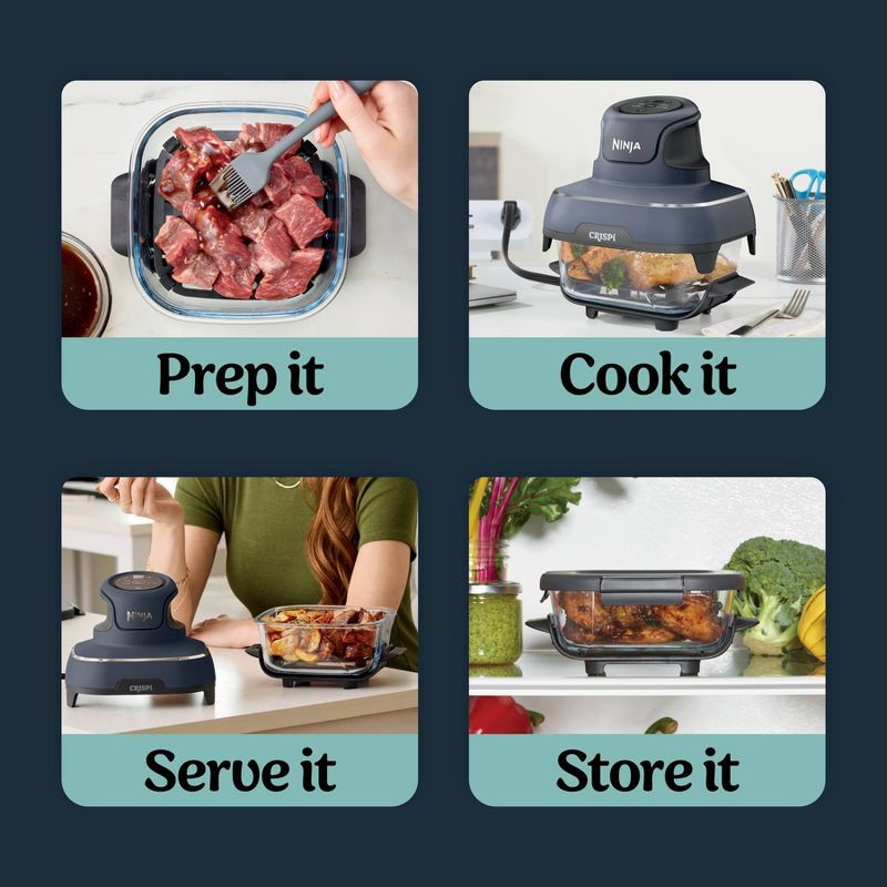 slide 8 of 17, Ninja Crispi Portable Cooking System Blue FN101GY, 1 ct