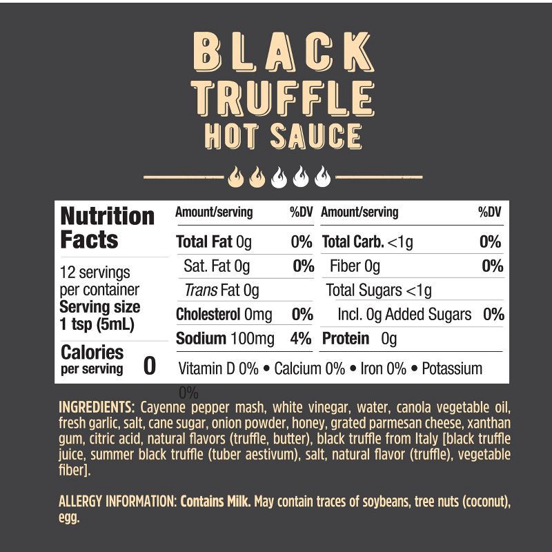 slide 4 of 5, Melinda's Black Truffle Hot Sauce - 2oz, 2 oz