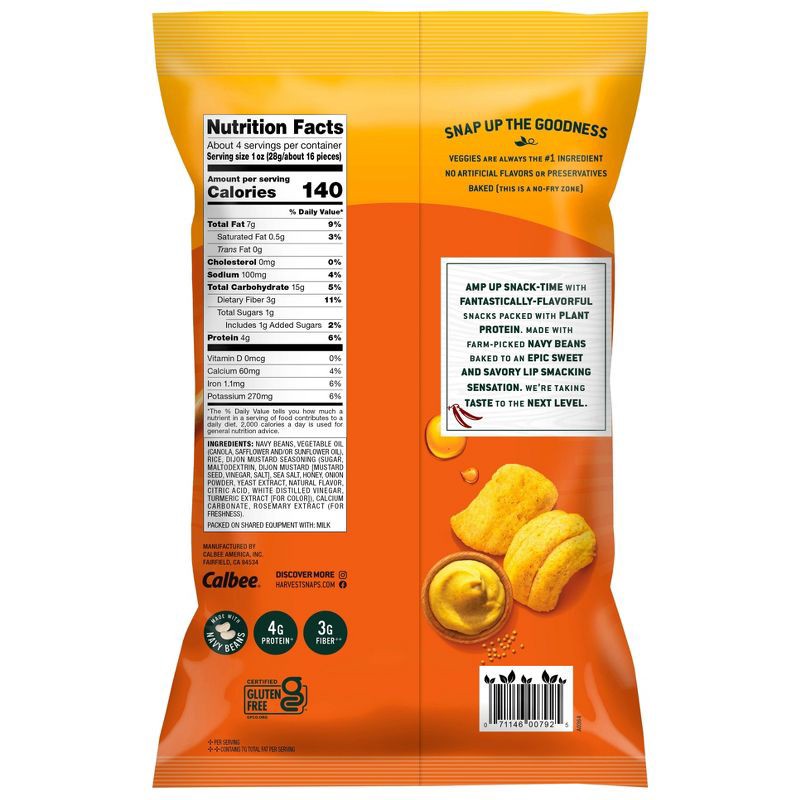 slide 2 of 5, Harvest Snaps Honey Dijon Crunchy Puffs - 4.2oz, 4.2 oz
