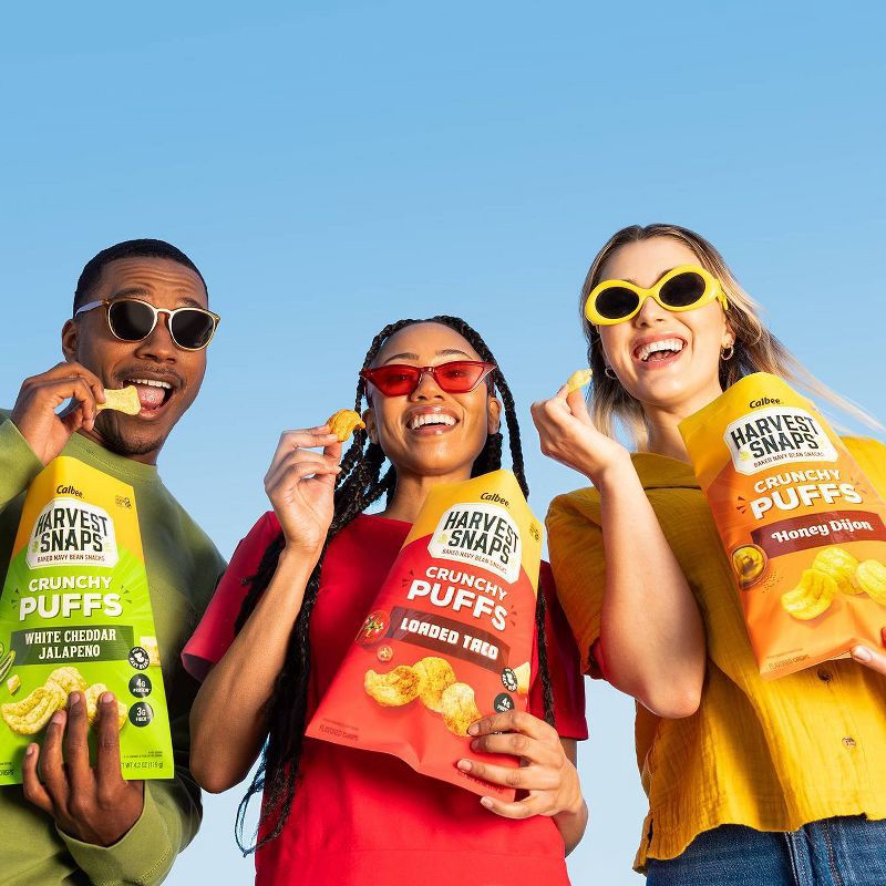 slide 4 of 5, Harvest Snaps Honey Dijon Crunchy Puffs - 4.2oz, 4.2 oz