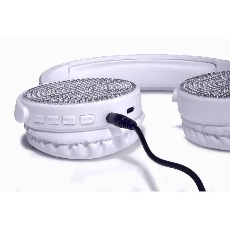 slide 3 of 5, ART+SOUND Bling Wireless / Wired Bluetooth Headphones: Adjustable Over-Ear Design, 1 ct