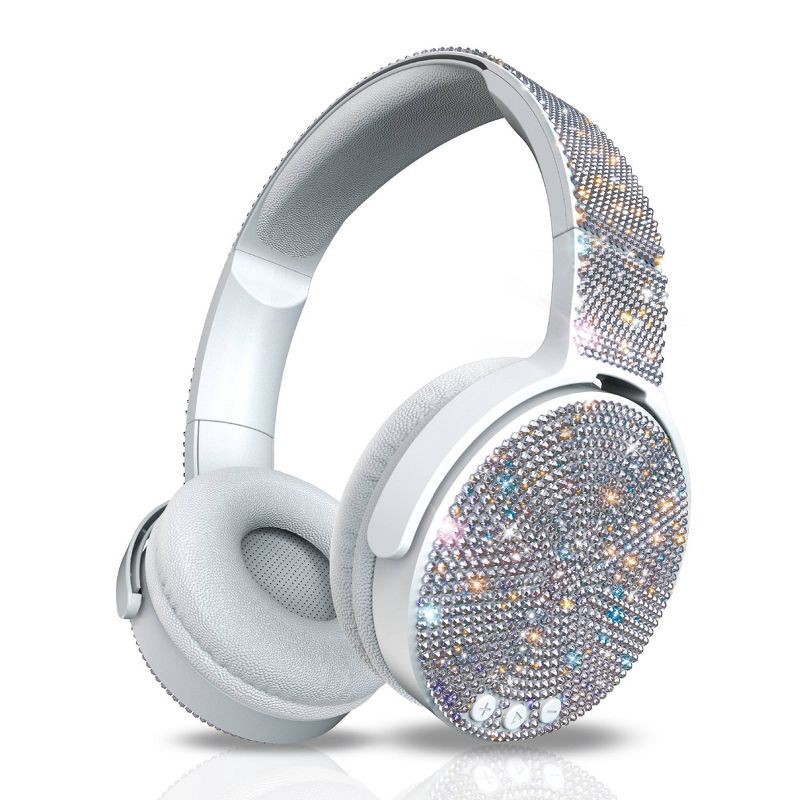 slide 1 of 5, ART+SOUND Bling Wireless / Wired Bluetooth Headphones: Adjustable Over-Ear Design, 1 ct