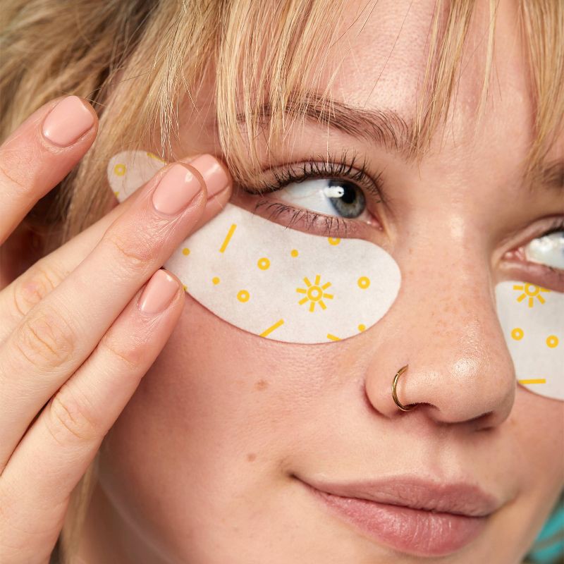 slide 4 of 4, Dot Dot Dash The Morning After Brightening & Energizing Hydrogel Eye Patches - 0.45oz, 0.45 oz