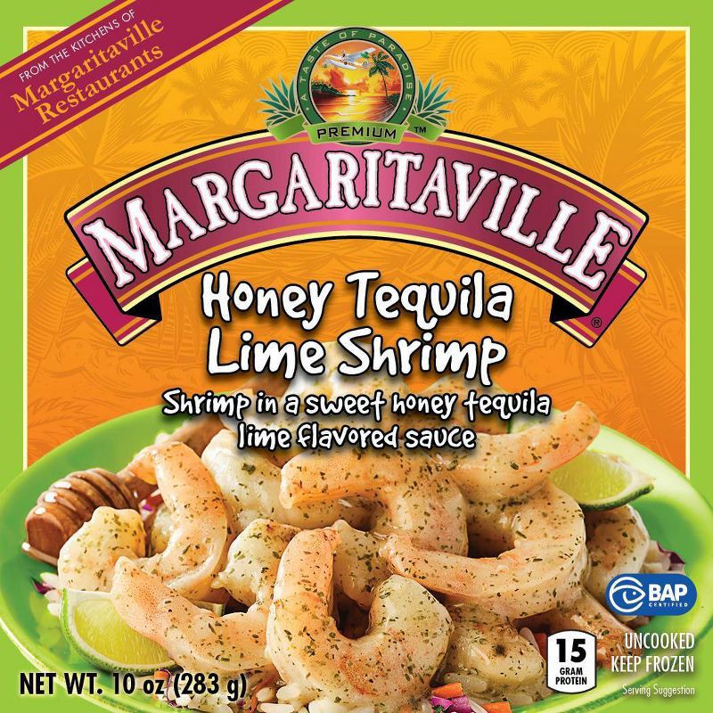 slide 1 of 1, Margaritaville Honey Tequila Lime Glazed Shrimp - Frozen - 8oz, 8 oz