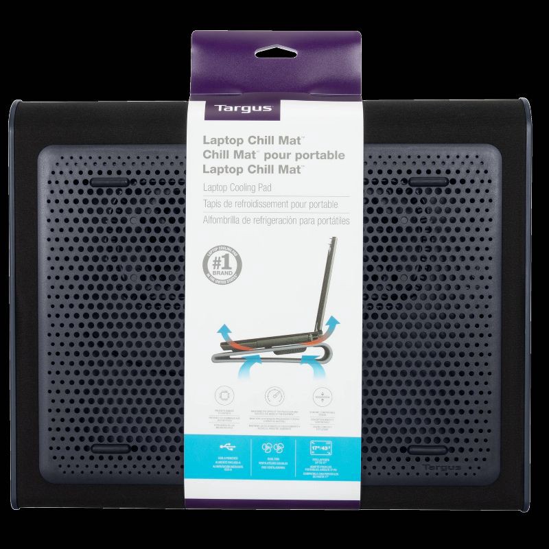 slide 10 of 11, Targus 17" Dual Fan Chill Mat - Black, 1 ct