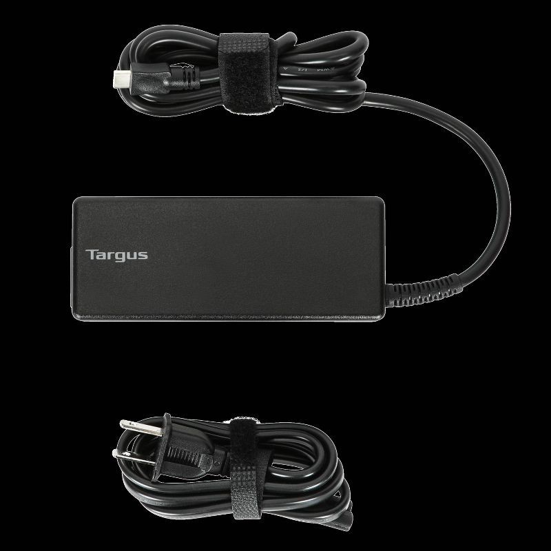 slide 6 of 10, Targus Universal Charger Including all USB-C Devices - Black: Outlet Adapter 4.5A Power, 1 ct
