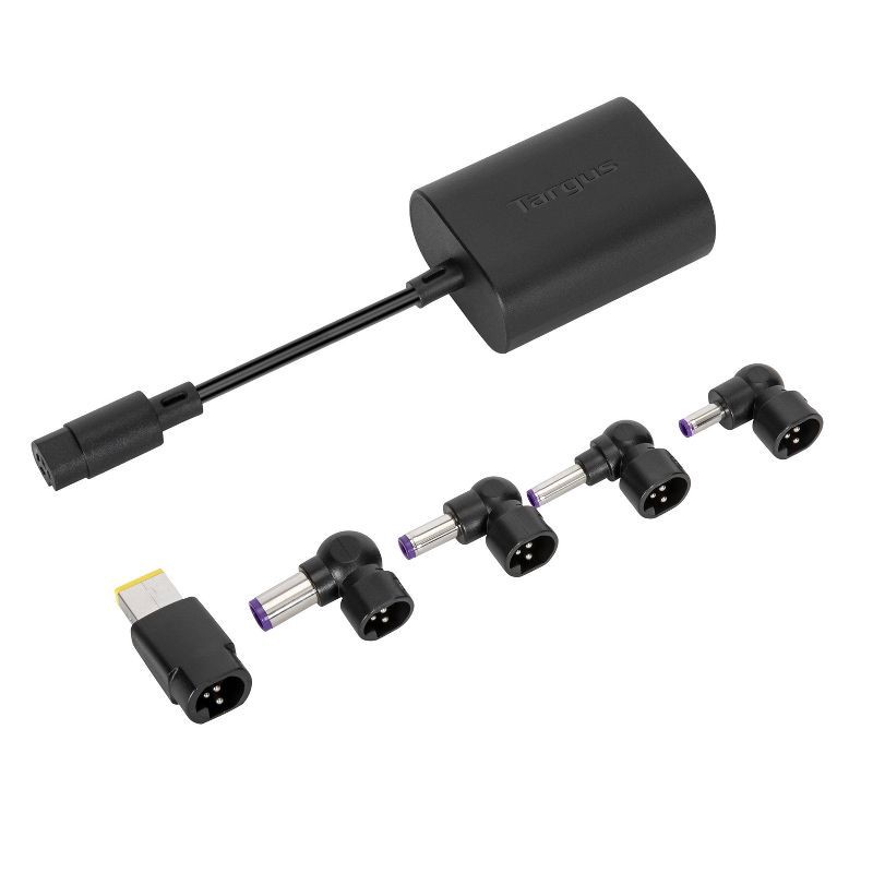 slide 7 of 10, Targus Universal Charger Including all USB-C Devices - Black: Outlet Adapter 4.5A Power, 1 ct