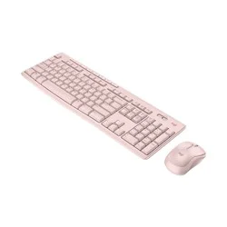 Logitech Wireless Keyboard and Mouse Pink