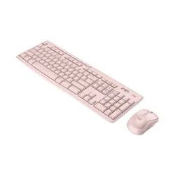 Logitech Wireless Keyboard and Mouse Pink