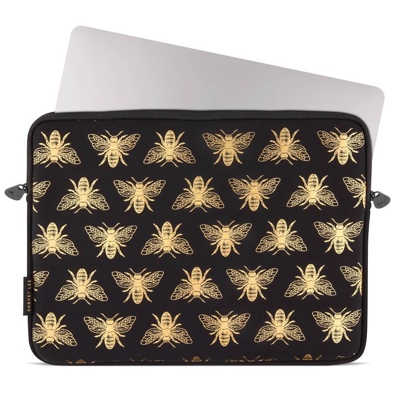 slide 2 of 4, Dabney Lee Buzzfeed Bumble Bee Laptop Sleeve: Neoprene, Botanical Pattern, Fits up to 14", 1 ct
