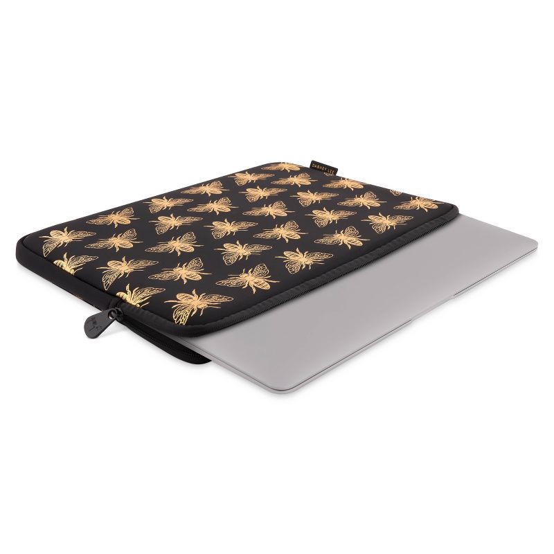 slide 3 of 4, Dabney Lee Buzzfeed Bumble Bee Laptop Sleeve: Neoprene, Botanical Pattern, Fits up to 14", 1 ct