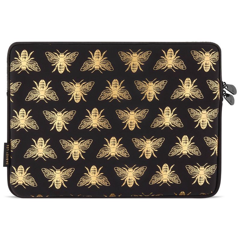 slide 1 of 4, Dabney Lee Buzzfeed Bumble Bee Laptop Sleeve: Neoprene, Botanical Pattern, Fits up to 14", 1 ct
