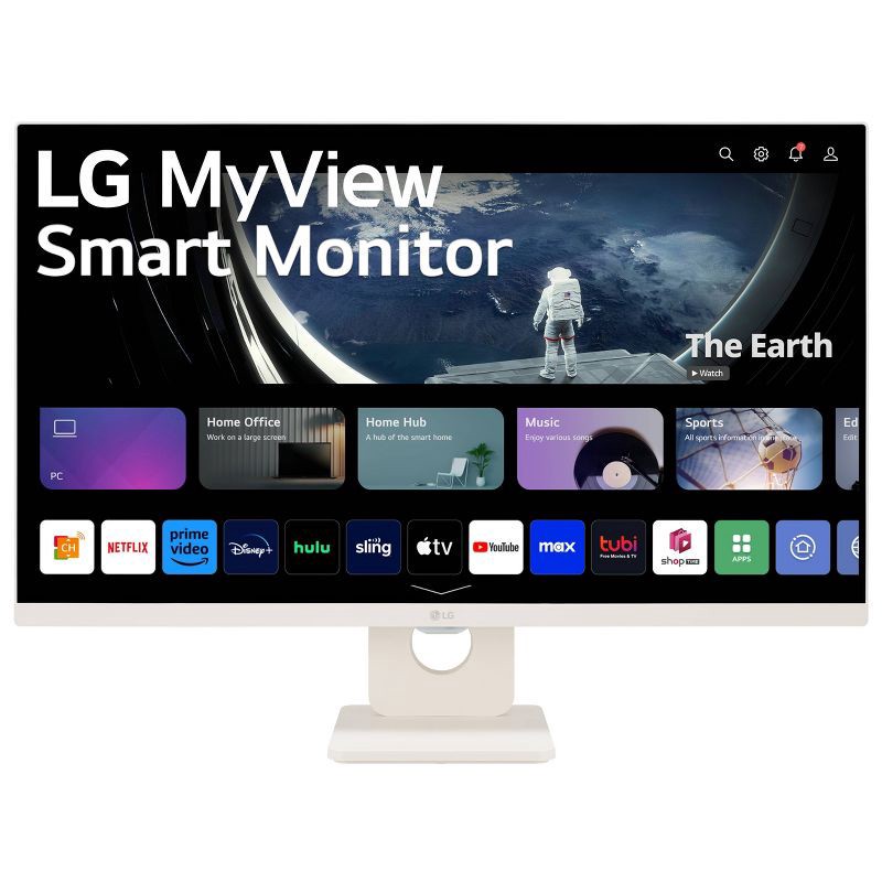 slide 1 of 6, LG Electronics 27" FHD IPS Smart Monitor with webOS, 1 ct