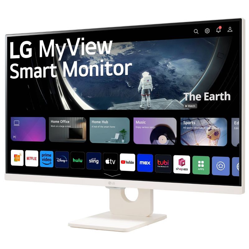 slide 3 of 6, LG Electronics 27" FHD IPS Smart Monitor with webOS, 1 ct