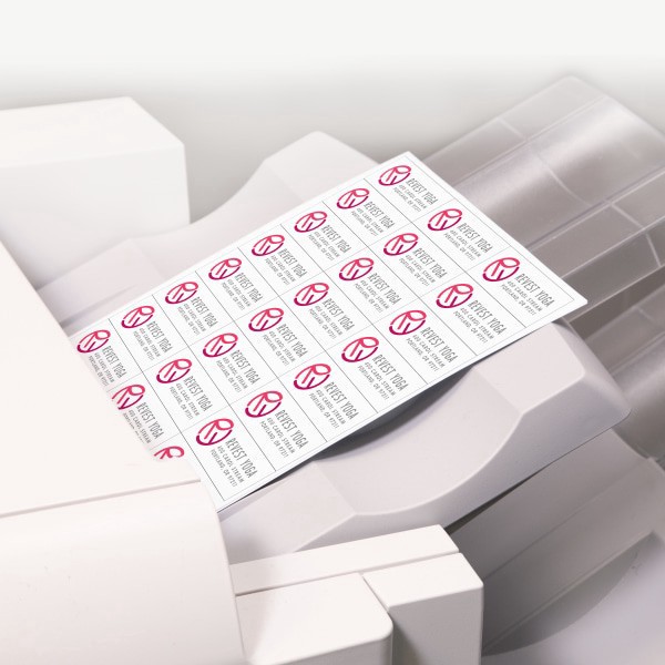 slide 3 of 7, Avery Mailing Labels 1.5'' x 2.8'' - White, 2100 ct