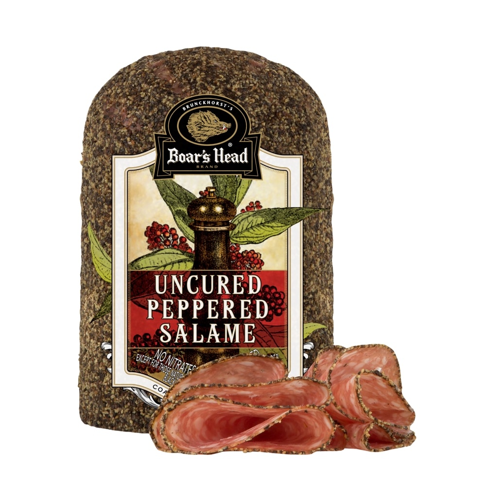 slide 1 of 1, Boar's Head Peppered Salame, per lb