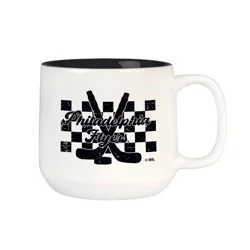 NHL Philadelphia Flyers Hockey Sticks Inner Color Mug - 15oz: Ceramic Drinkware, 1 Piece