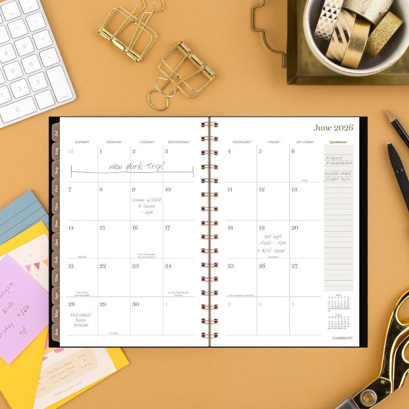 slide 10 of 11, Cambridge Luxe Small Extruded Poly July 2025 to June 2026, 1 ct