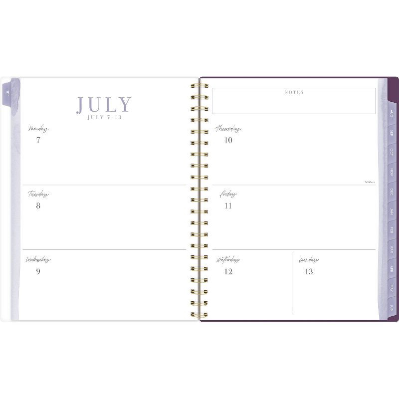 slide 4 of 7, Leah Bisch for Cambridge 2025-2026 Weekly/Monthly Planner 3/4"x 9-3/8"x11" Pettie Floral, 1 ct