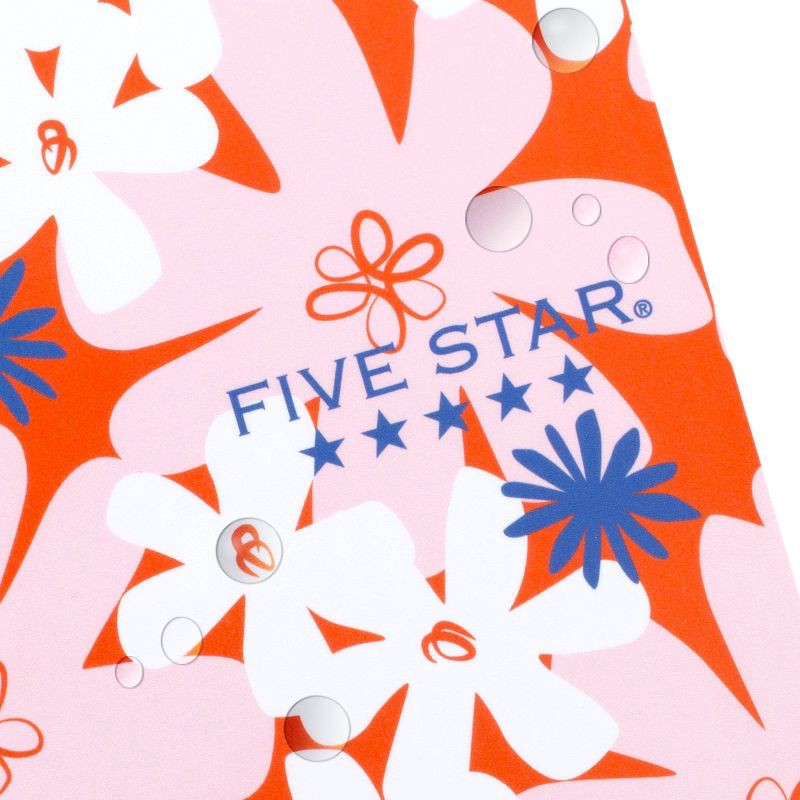 slide 4 of 6, Five Star Fat Lil Cartoon Floral, 1 ct