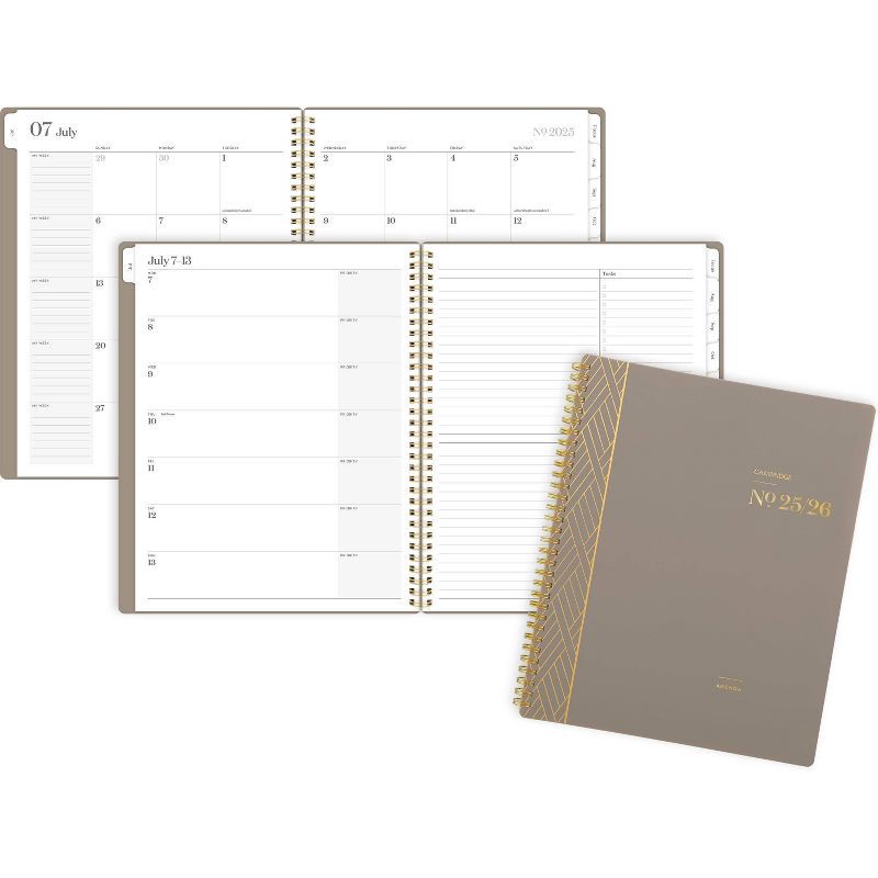 slide 2 of 10, Cambridge Workstyle Long Focus Taupe July 2025 to June 2026, 1 ct