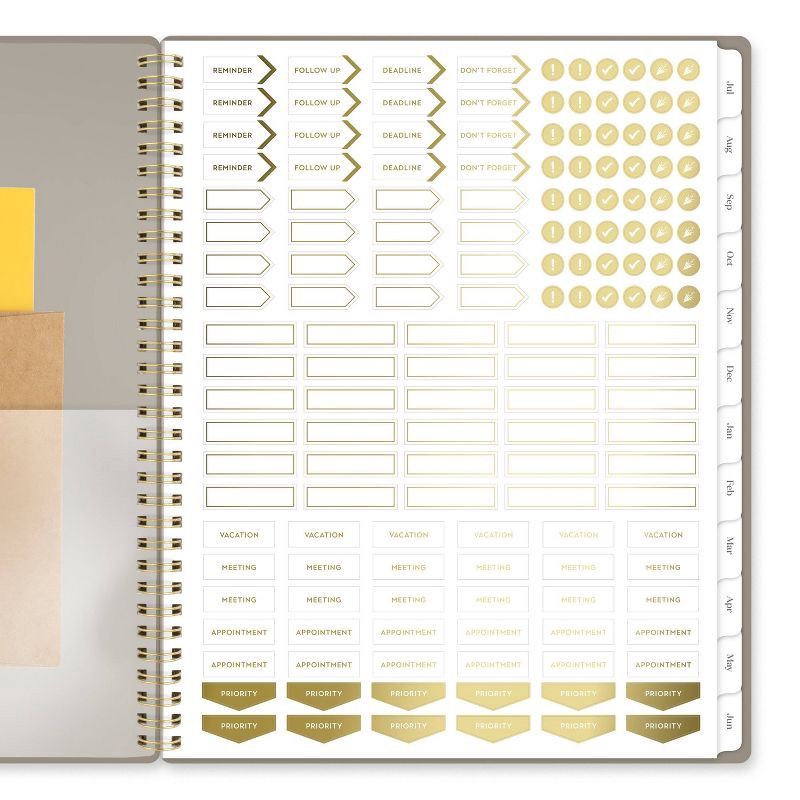 slide 8 of 10, Cambridge Workstyle Long Focus Taupe July 2025 to June 2026, 1 ct