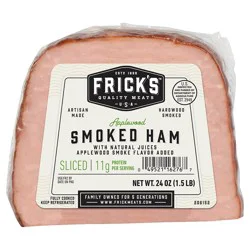 Frick's Ham, Boneless Quarter, Applewood, Sliced