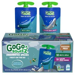GoGo squeeZ Ocean Animals Discovery Pack - 38.4 oz