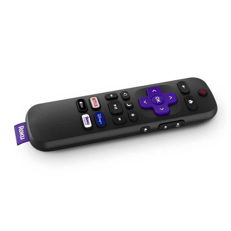 slide 2 of 6, Roku Remote - TV Replacement Remote Compatible with Roku TV Models ONLY: Infrared Home Theater Accessory, 1 ct