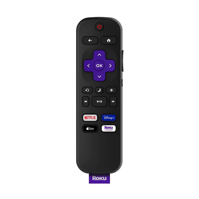 slide 3 of 6, Roku Remote - TV Replacement Remote Compatible with Roku TV Models ONLY: Infrared Home Theater Accessory, 1 ct