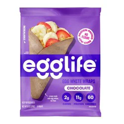 egglife Chocolate Egg White Wraps - 6oz